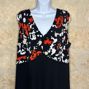 Calvin Klein Women's Print Sleeveless Tank Sz 1X-Career Office Wear